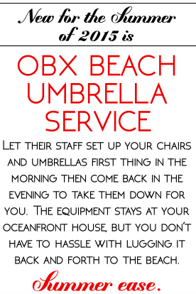 Ocean Atlantic Rentals Umbrella Service