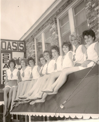 Old image of Oasis Restaurant Waitresses
