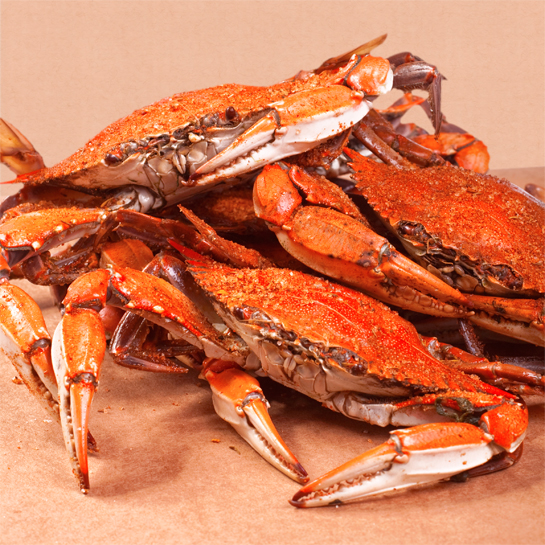 Cooked Outer Banks Blue Crabs