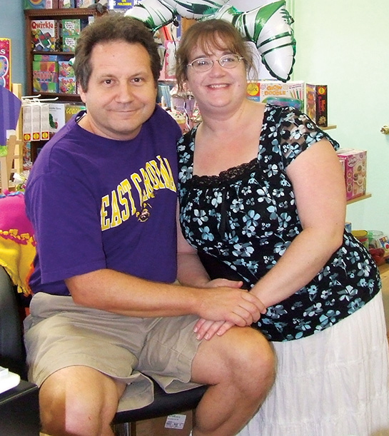 Pirates and Pixies Toy Store Owners Sarah and Beau Midgett