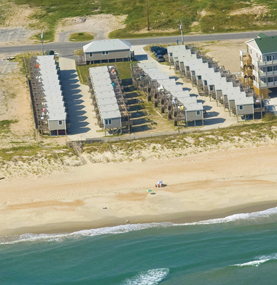 Hatteras Cottages Aerial Photo