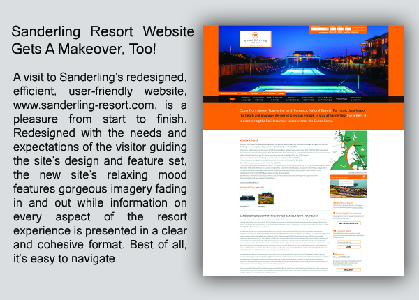 Sanderling Resort Website Makeover