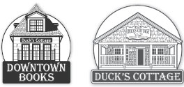 Ducks Cottage and Downtown Books logos