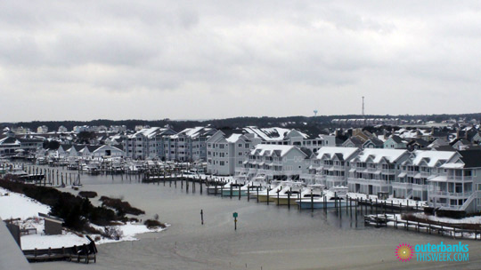 Outer Banks in Snow