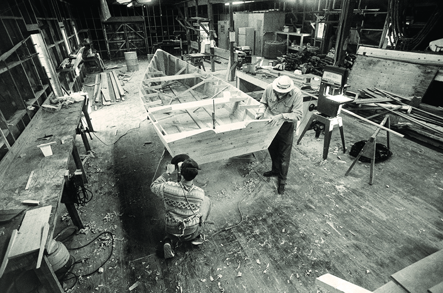 Making boats at Oregon Inlet Fishing Center