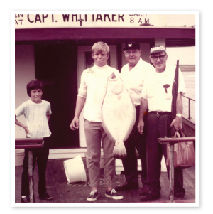 Old family fishing photo