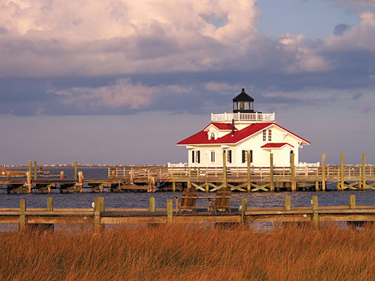 Roanoke Island Lighthouse in Manteo NC
