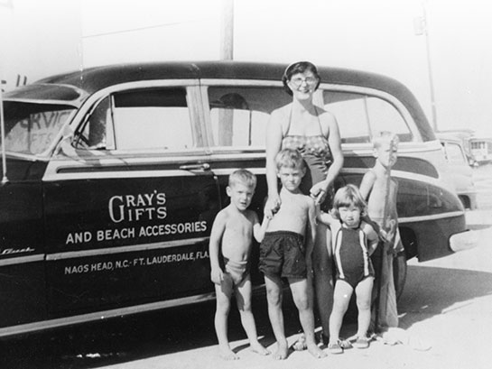 Gray's Gifts and Beach Accessories Old Family Photo