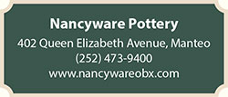 Nancyware Pottery shop
