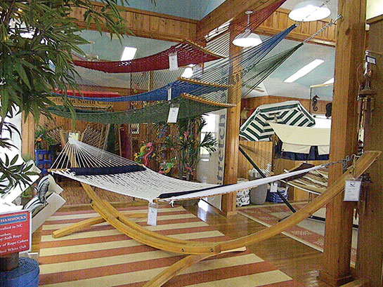 Nags Head Hammock store interior