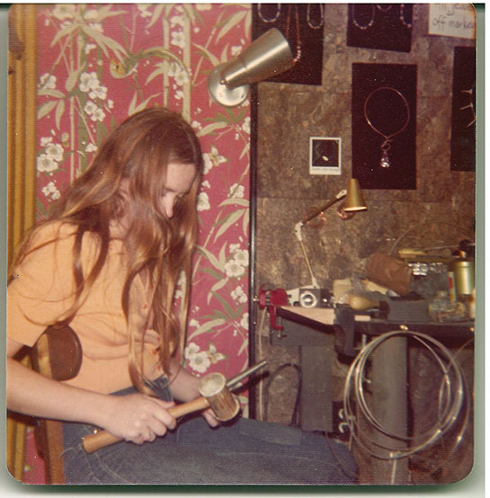 Sara Despain working in 1975