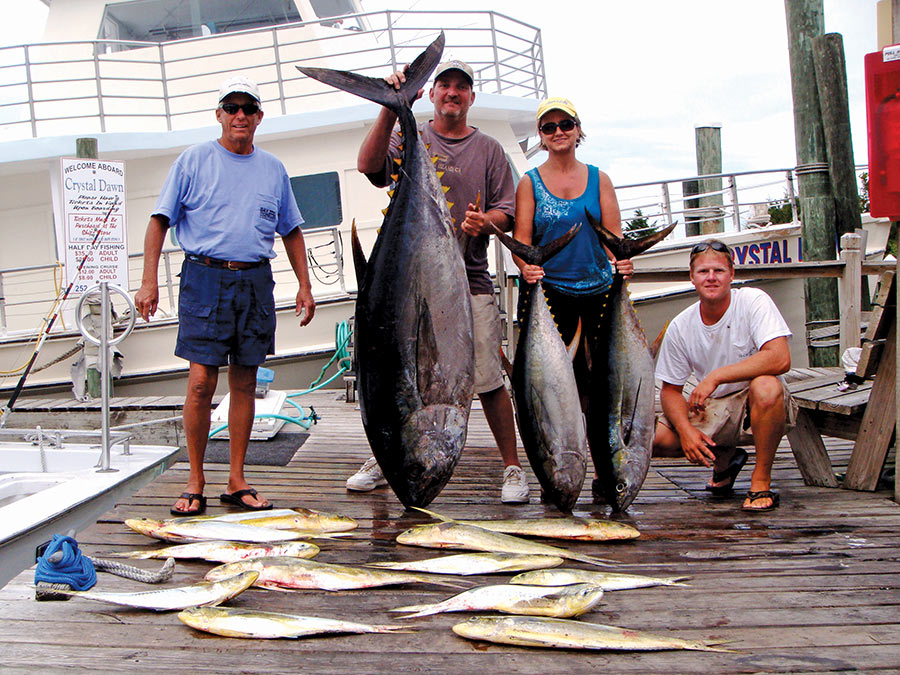 Outer Banks anglers welcome bluefin tuna to their bluewater