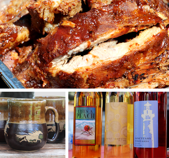 North Carolina Barbecue at Wine and Swine Event