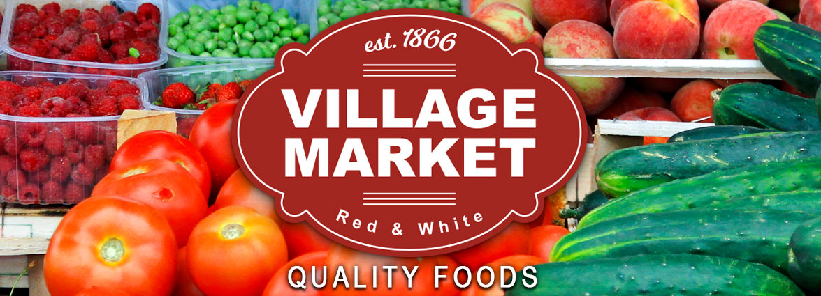 Village Market Red & White