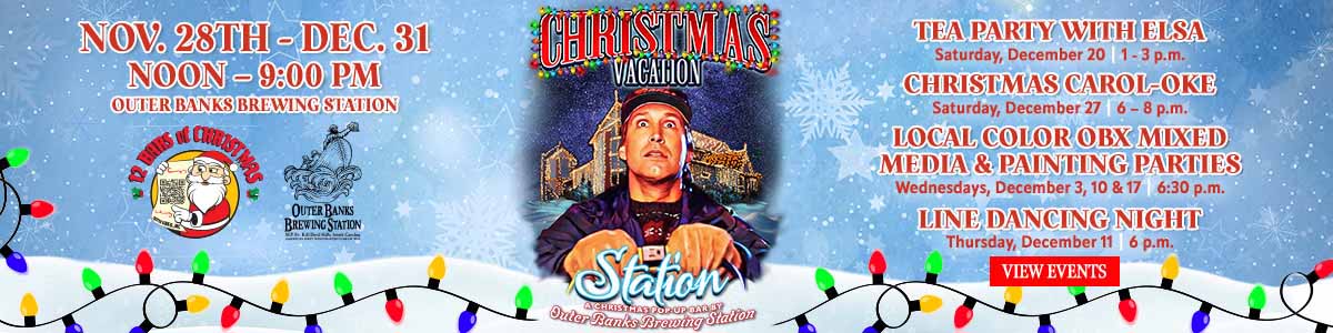 Outer Banks Brewing Station - Vacation Station Holiday Pop-Up Bar