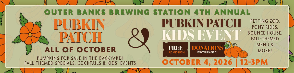 Outer Banks Brewing Station, Pubkin Patch, October 4