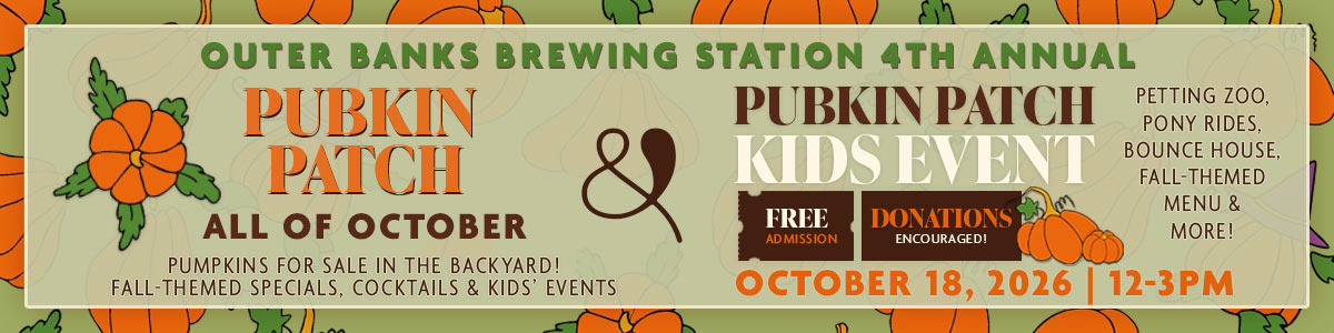 Outer Banks Brewing Station, Pubkin Patch, October 18