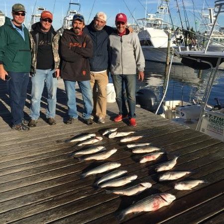 T-Time Charters, stripers from Saturday