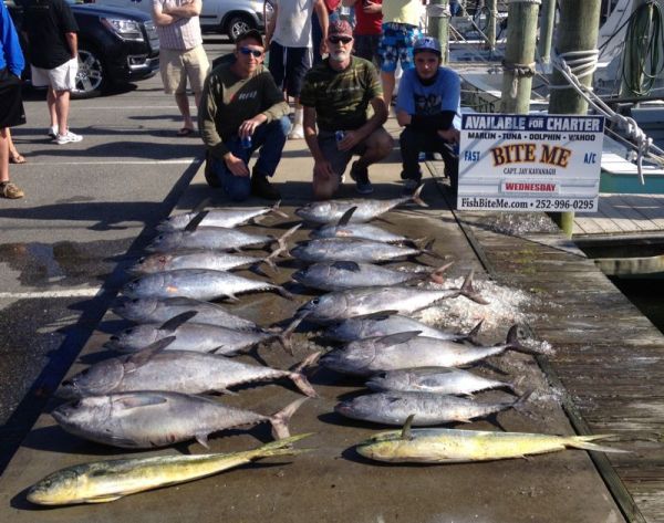 Bite Me Sportfishing Charters, Monster Blackfins!