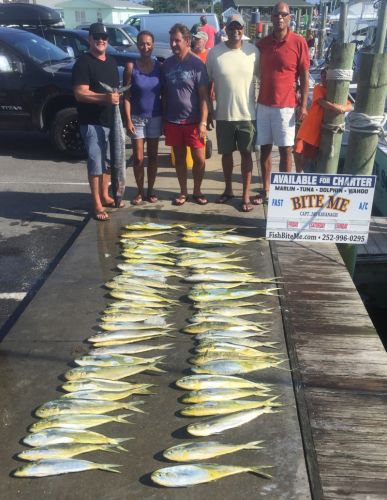 Bite Me Sportfishing Charters, Mahi and a Wabbly hoo