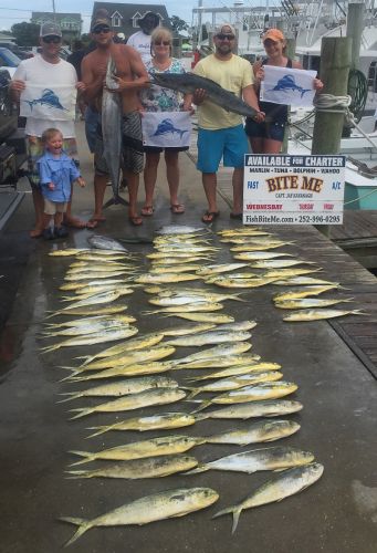 Bite Me Sportfishing Charters, Hooked Up Triple Header!