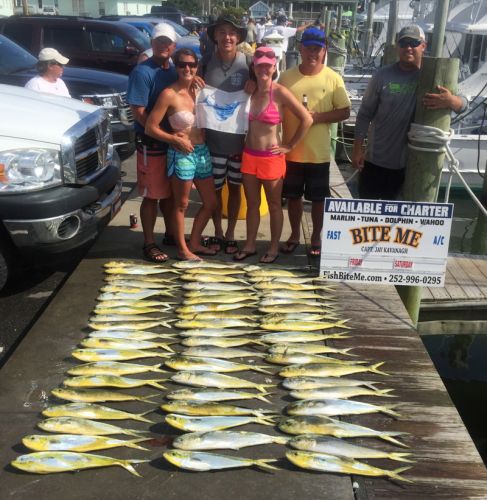 Bite Me Sportfishing Charters, Mahi and a Sail
