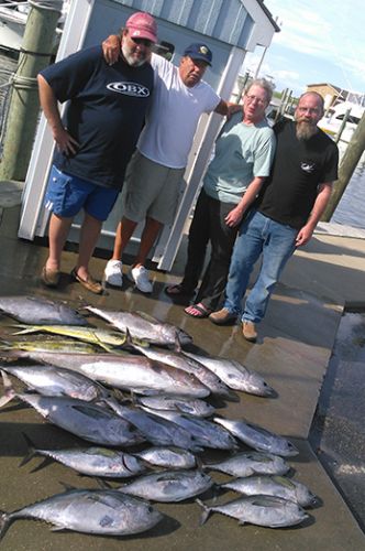 Tuna Duck Sportfishing, Good Showing of Tuna Today