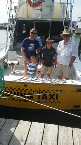 Wanchese Fishing Charters, Mix trip with dads and Sons