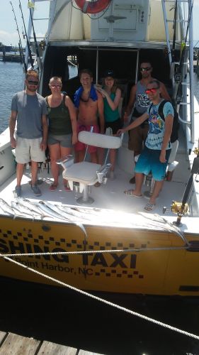 Wanchese Fishing Charters, Brothers and sisters having fun