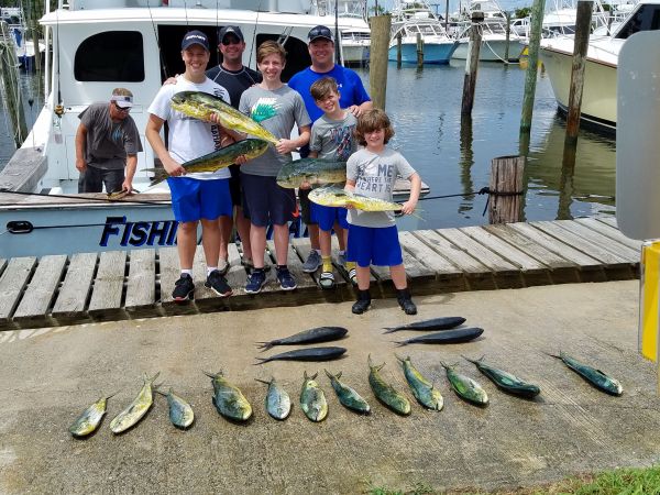 Fishin' Fannatic, Kids + Mahi = Great Time