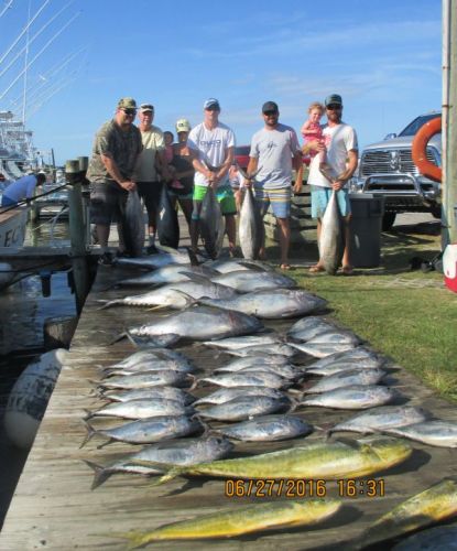 Oregon Inlet Fishing Center, Plump Yellow Fin Tuna, Dolphin, Black Fin Tuna and Wahooooooo!!