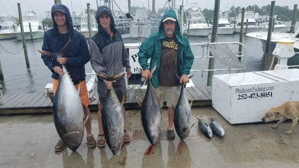 Phideaux Fishing Charters Outer Banks, Tim and the graduates