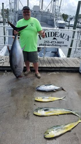 Phideaux Fishing, BLUE MARLIN, BIG EYE, YELLOW FIN AND MAHI