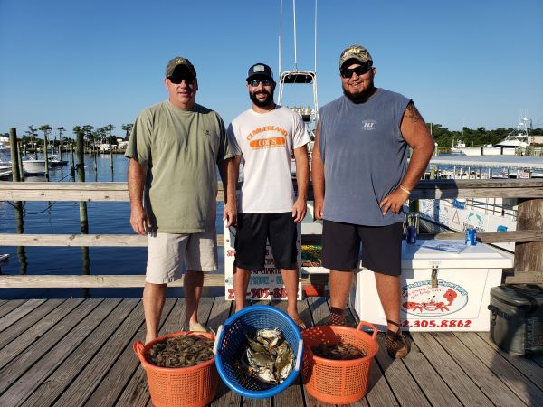 Grandpa's Charters, Shrimp & Crab Morning!