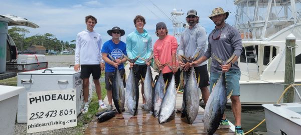 Phideaux Fishing, July Tuna!!!!