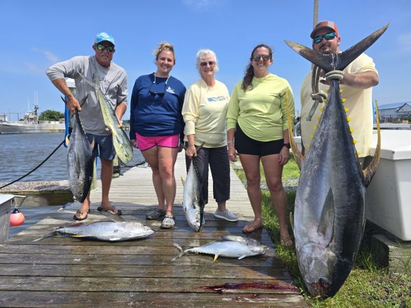 Outer Banks Fishing Charters, 140 pound yellowfin!!