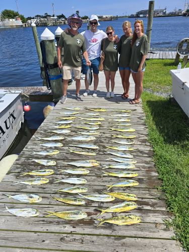 Phideaux Fishing Charters Outer Banks, Mahi Saved the Day