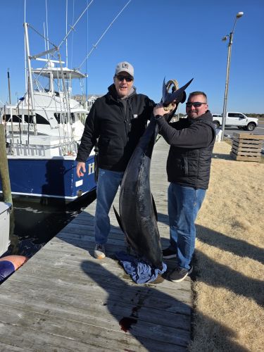 Phideaux Fishing Charters Outer Banks, Great job guys, 72 incher!!