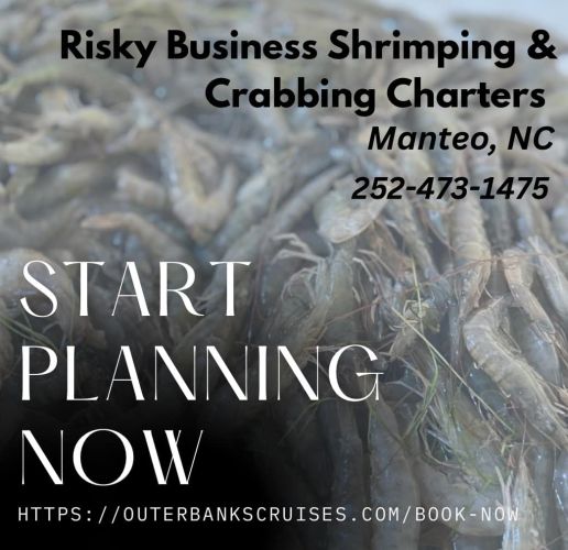 Risky Business Shrimping & Crabbing Charters, Dates are open for 2023!