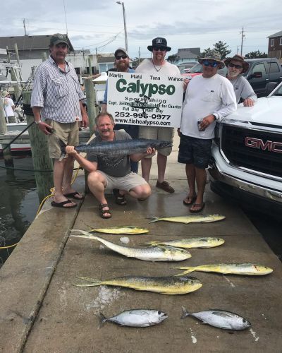 Calypso Sportfishing Charters, May 3rd -Old friends on Board
