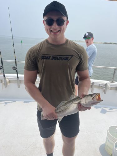 Miss Oregon Inlet II Head Boat Fishing, 18 inch trout