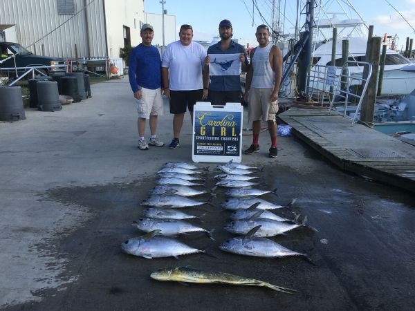 Carolina Girl Sportfishing Charters Outer Banks, 10/13/20 Tuna ,Mahi & A Sail Fish