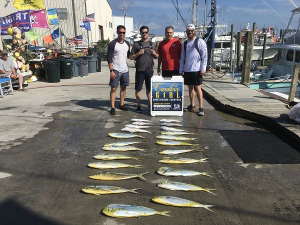 Carolina Girl Sportfishing Charters Outer Banks, Mahi & Tile Fish Day