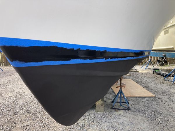 Wild Card Sportfishing Charters, Giving the Old Girl a little sexy this morning