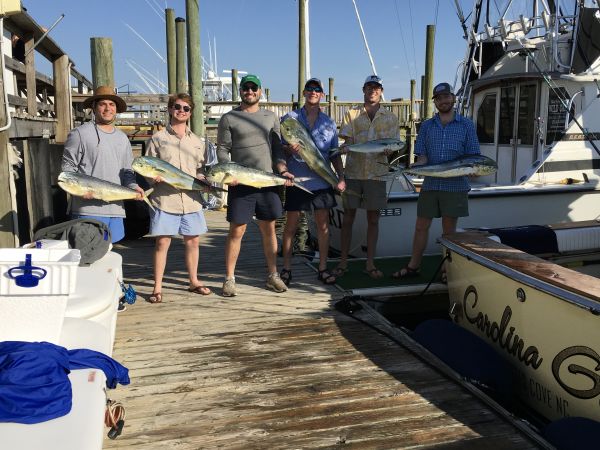 Carolina Girl Sportfishing Charters Outer Banks, Mahi on the Menu