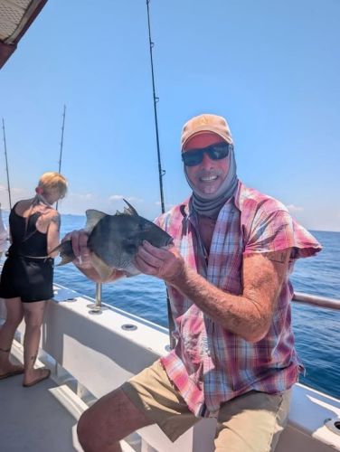 Miss Oregon Inlet II Head Boat Fishing, Birthday Triggerfish