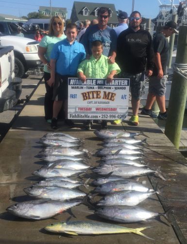 Bite Me Sportfishing Charters, Excellent Tuna Fishing!