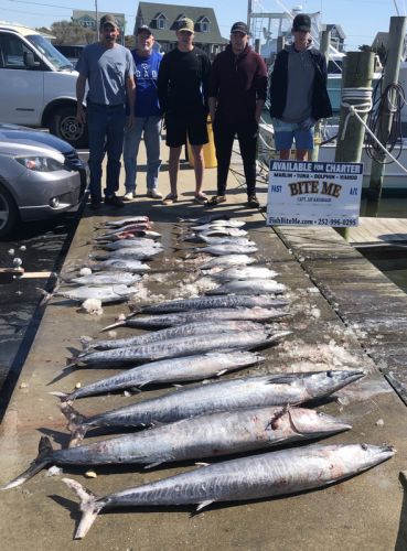 Bite Me Sportfishing Charters, In the meat for a graduation celebration!  Wahoos and Tunas