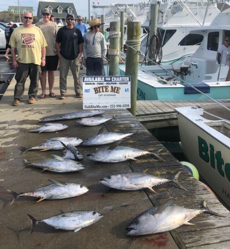 Bite Me Sportfishing Charters, Tuna and a Wahoo