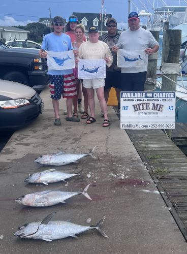 Bite Me Sportfishing Charters, 2 Blue Marlin, Sailfish & A Mess of Tuna